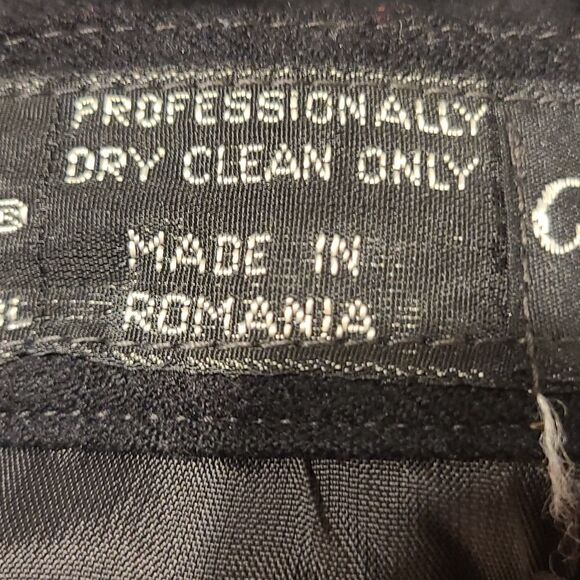 Size 10 Giorgio Sant'Angelo Black Wool Maxi Skirt - Picture 5 of 6